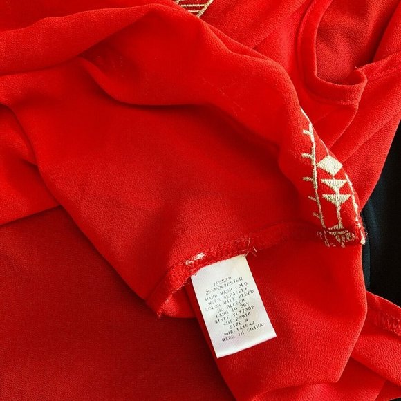 3 Shirts Silk sz Med Everly Embroidered UO Heart Soul Tops Blouses Tunic Floral - Picture 11 of 12